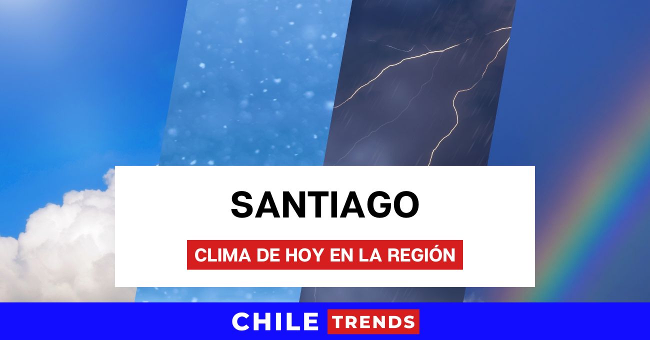 Este es el clima de hoy 7 de diciembre de 2024 en Santiago