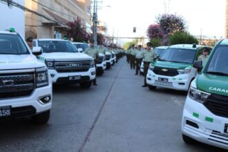 Entrega de 88 vehículos fortalece seguridad en O’Higgins, Chile