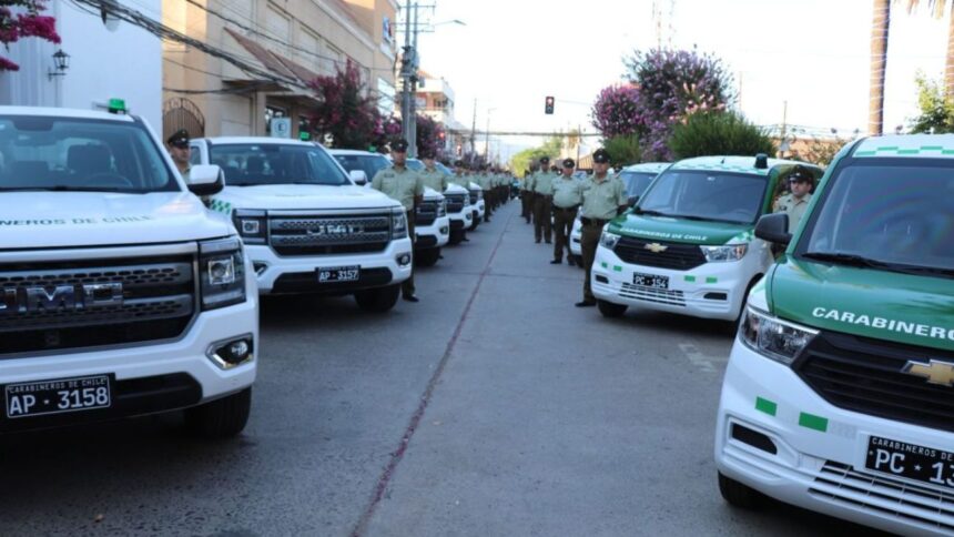 Entrega de 88 vehículos fortalece seguridad en O’Higgins, Chile