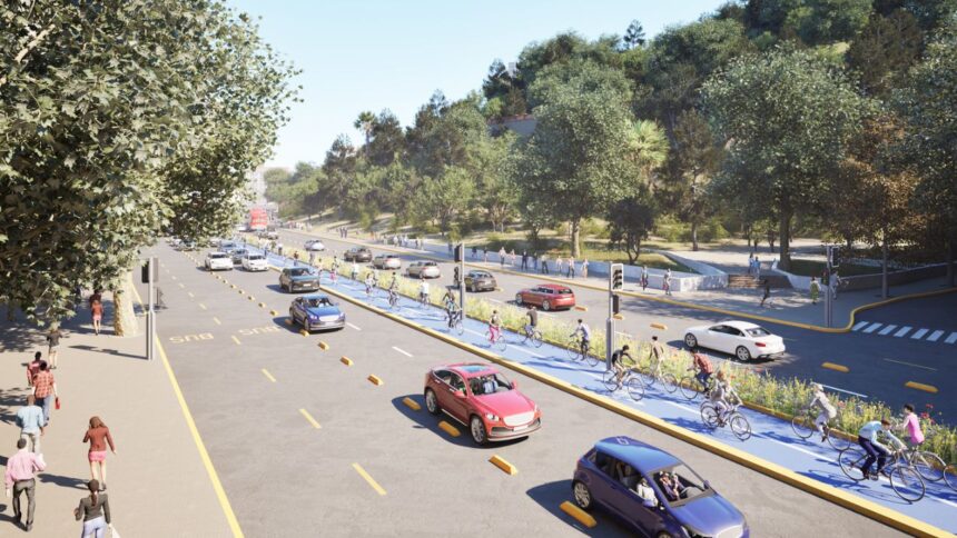 Avanza proyecto Nueva Alameda con Ciclovía Metropolitana y remodelación central