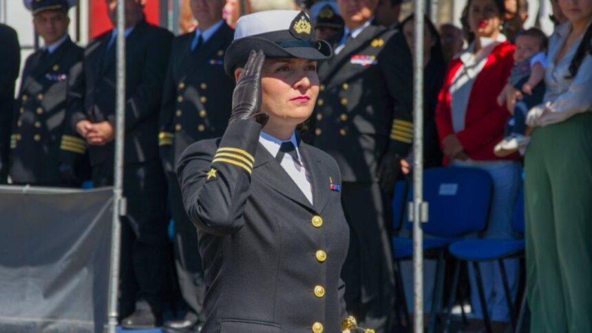 Primera mujer capitán de puerto en la Armada de Chile