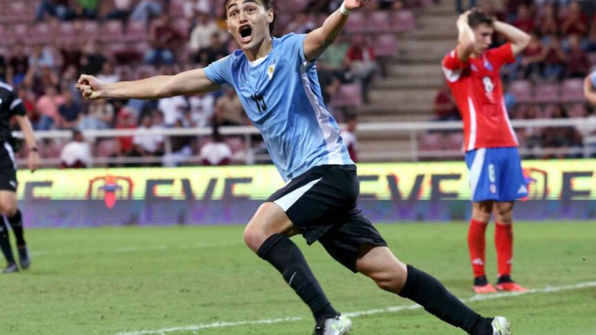 Chile sufre derrota ante Uruguay por 2-1 en el Sudamericano Sub 20