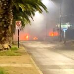 Graves disturbios en Pudahuel: incendio de bus y detención de menor