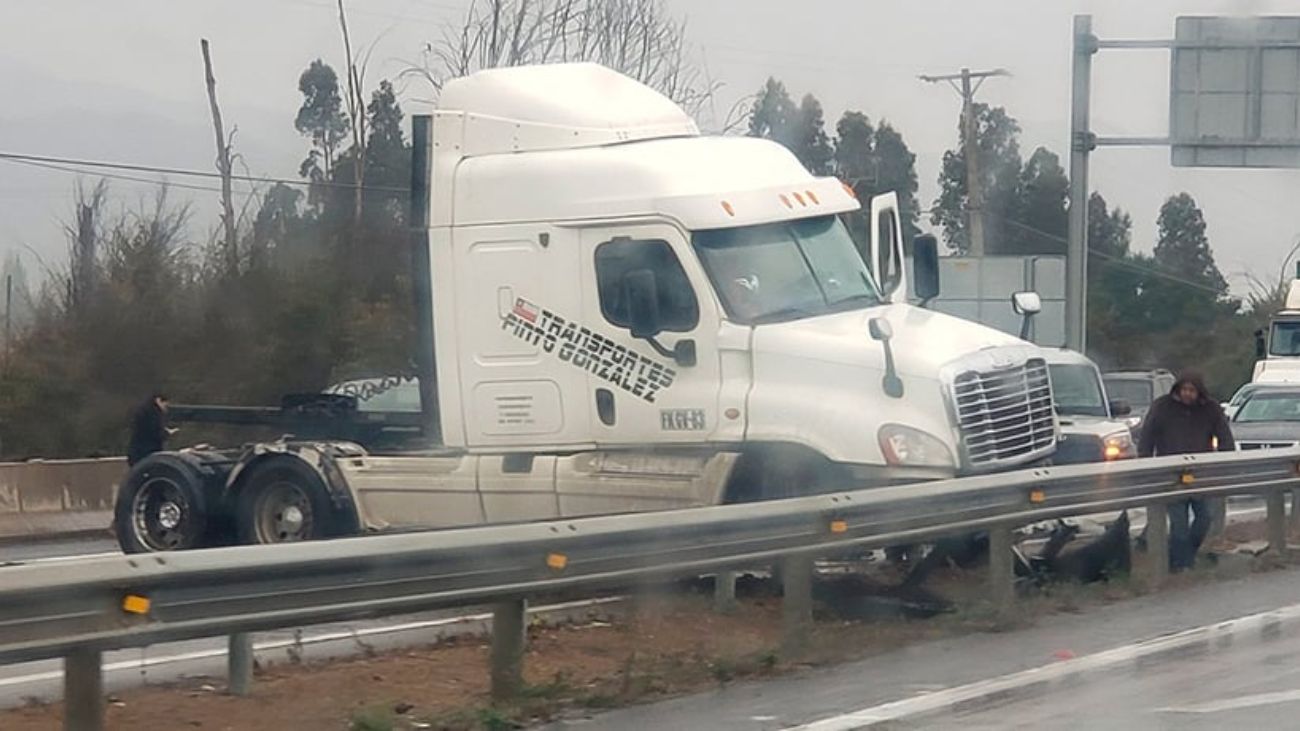 Accidente en Ruta 68 deja múltiples vehículos afectados cerca de Casablanca