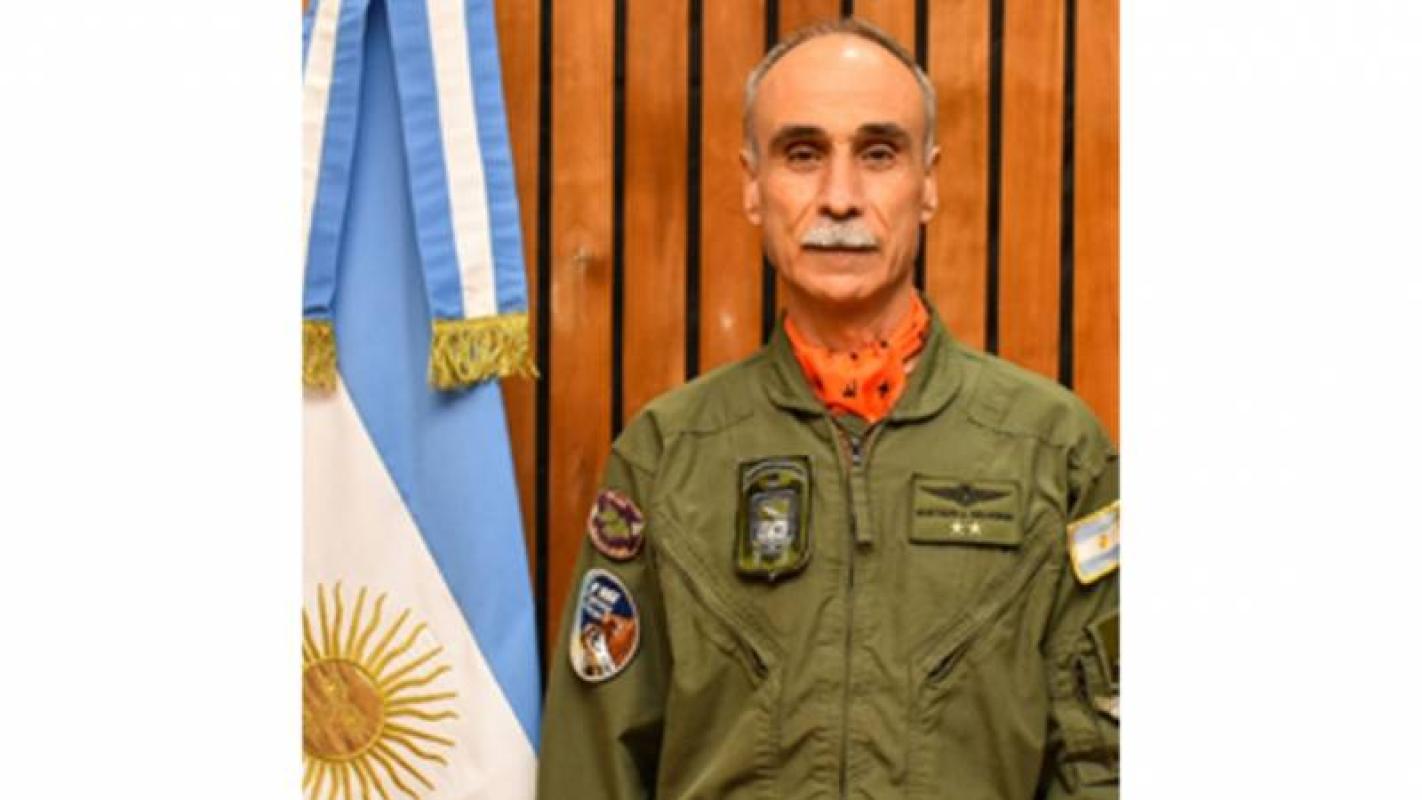 Gustavo Valverde, jefe de la Fuerza Aérea Argentina