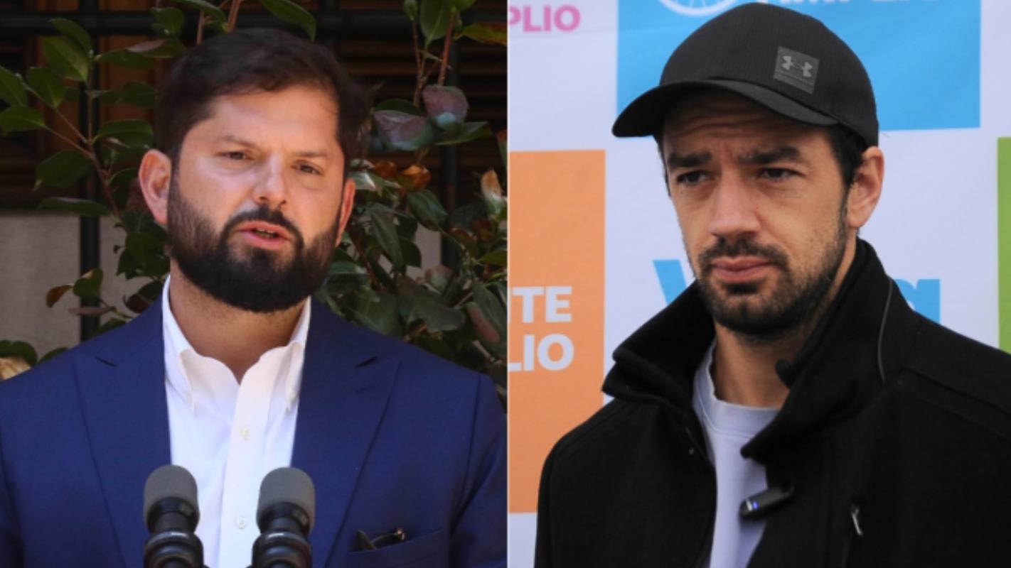 Boric y Vodanovic discutiendo estrategias políticas
