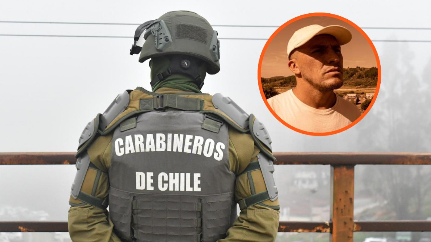 Gabriel Utreras Sanhueza, rapero conocido como 'Vejetal'.