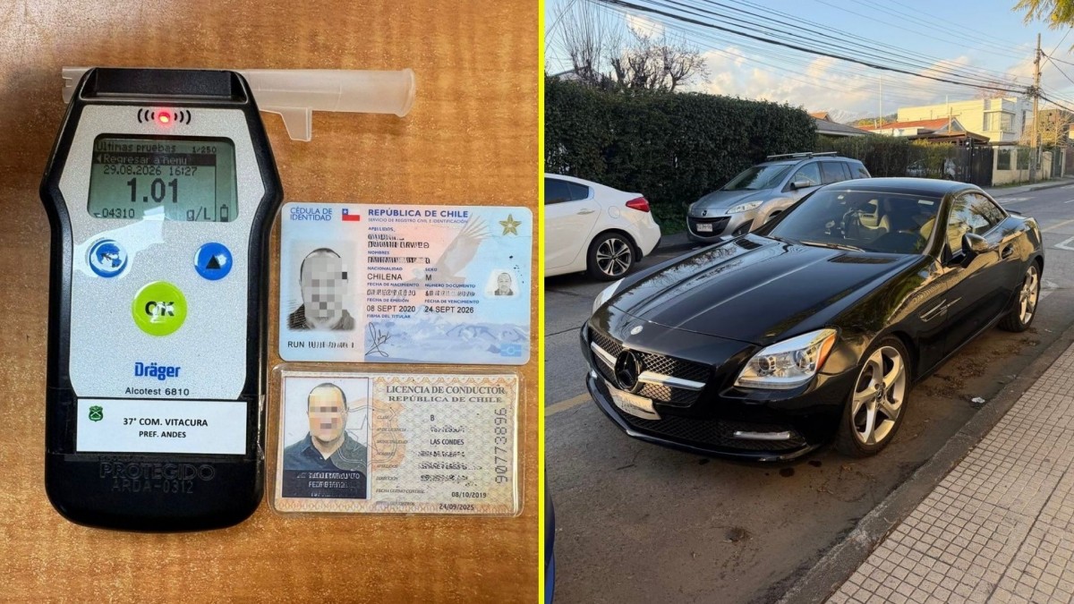 Conductor detenido por conducción temeraria