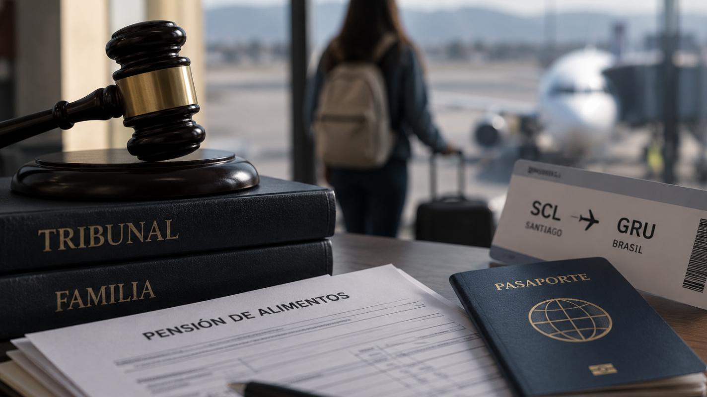 Estudiante chilena viajando a Brasil