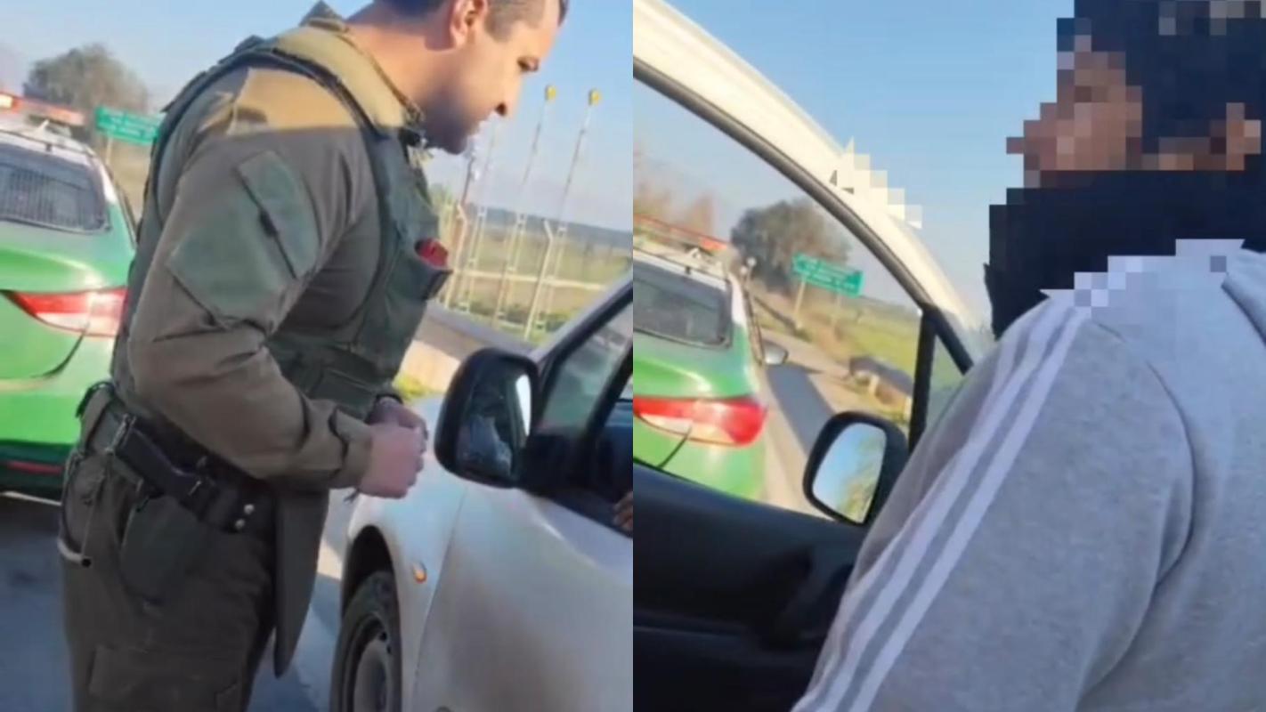 Detención de conductor por soborno en Pudahuel
