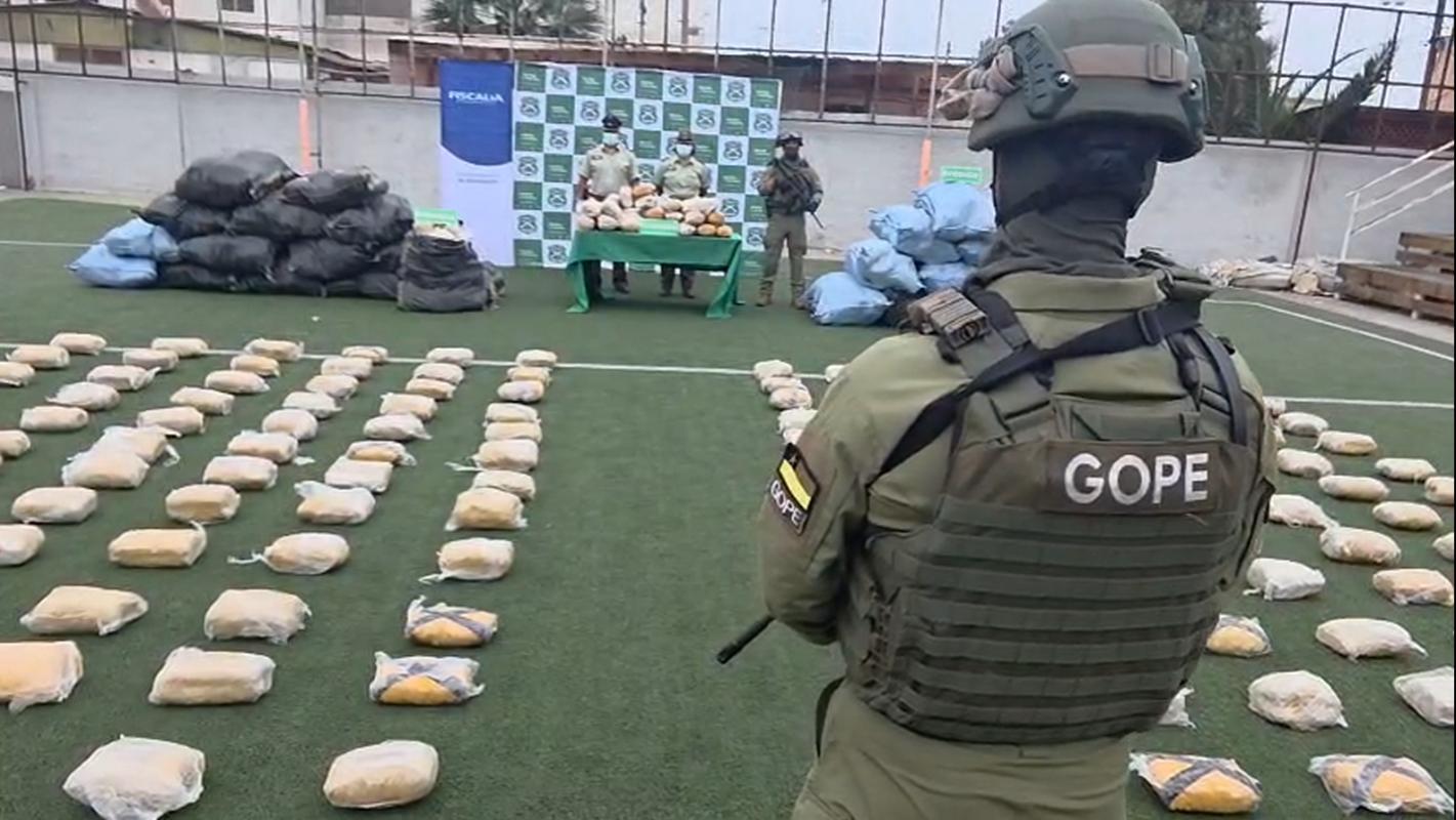 Incautación de marihuana en Antofagasta