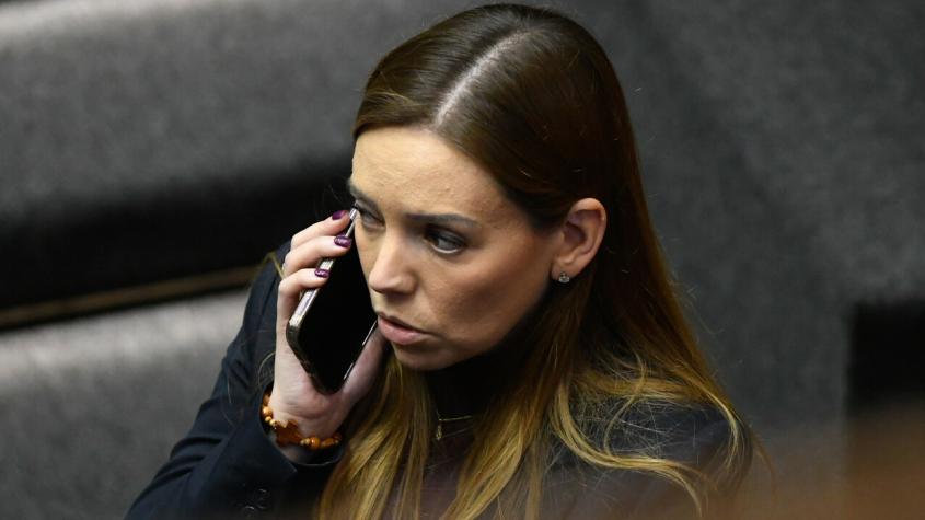 Camila Flores en el Congreso