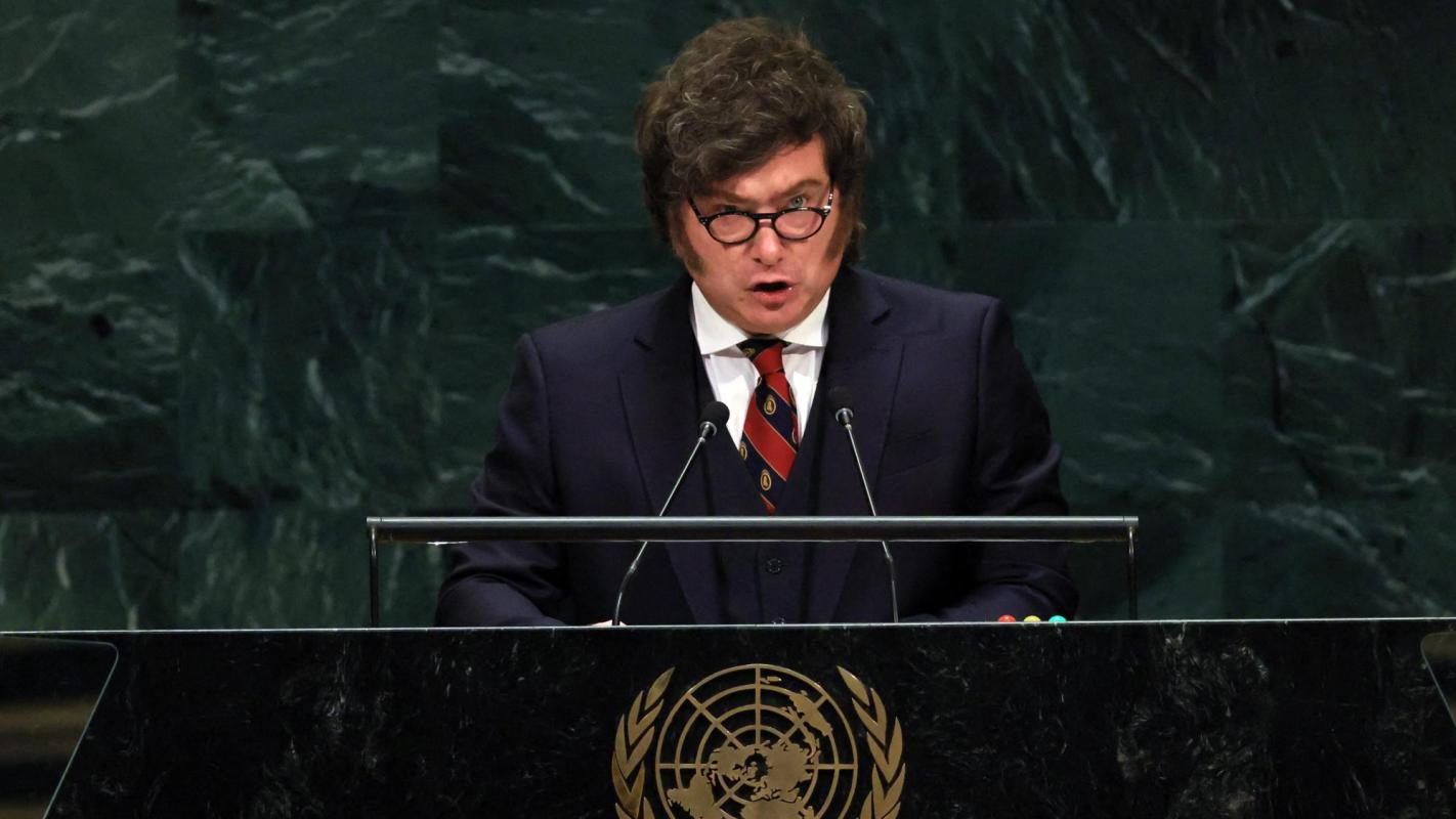Javier Milei en la Asamblea General de la ONU