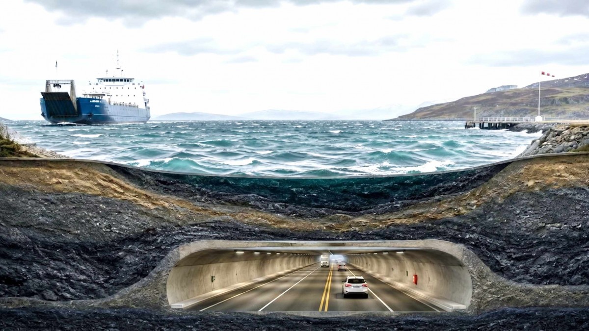 Túnel bajo el Estrecho de Magallanes
