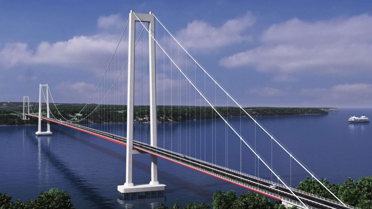 Puente Chacao en construcción
