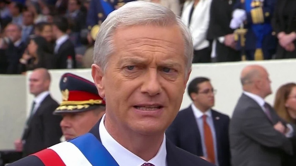Presidente José Antonio Kast durante la Parada Militar 2026