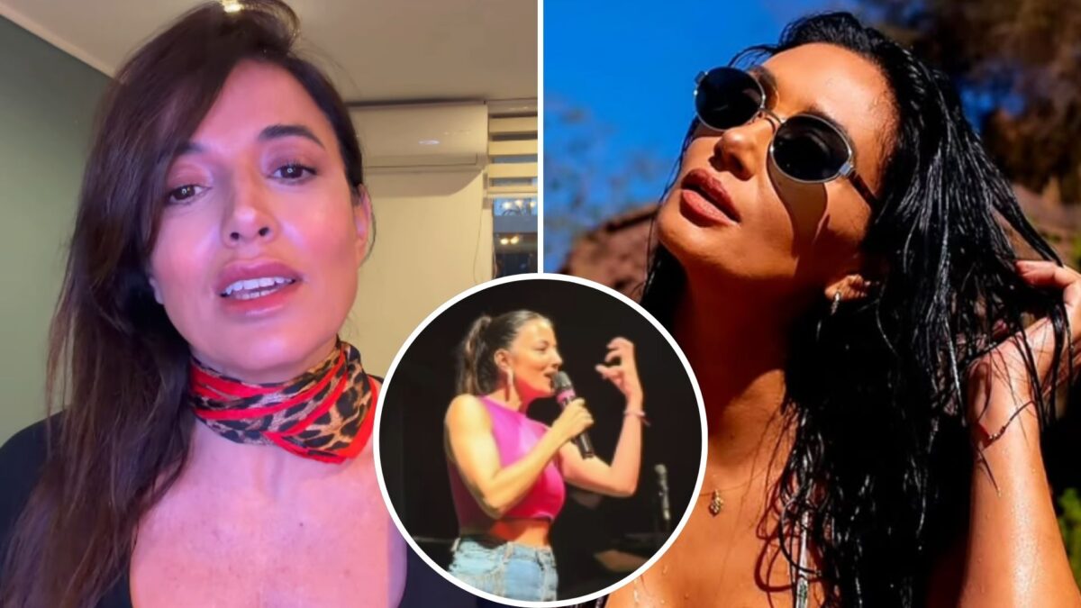 Yamila Reyna en su rutina de stand-up