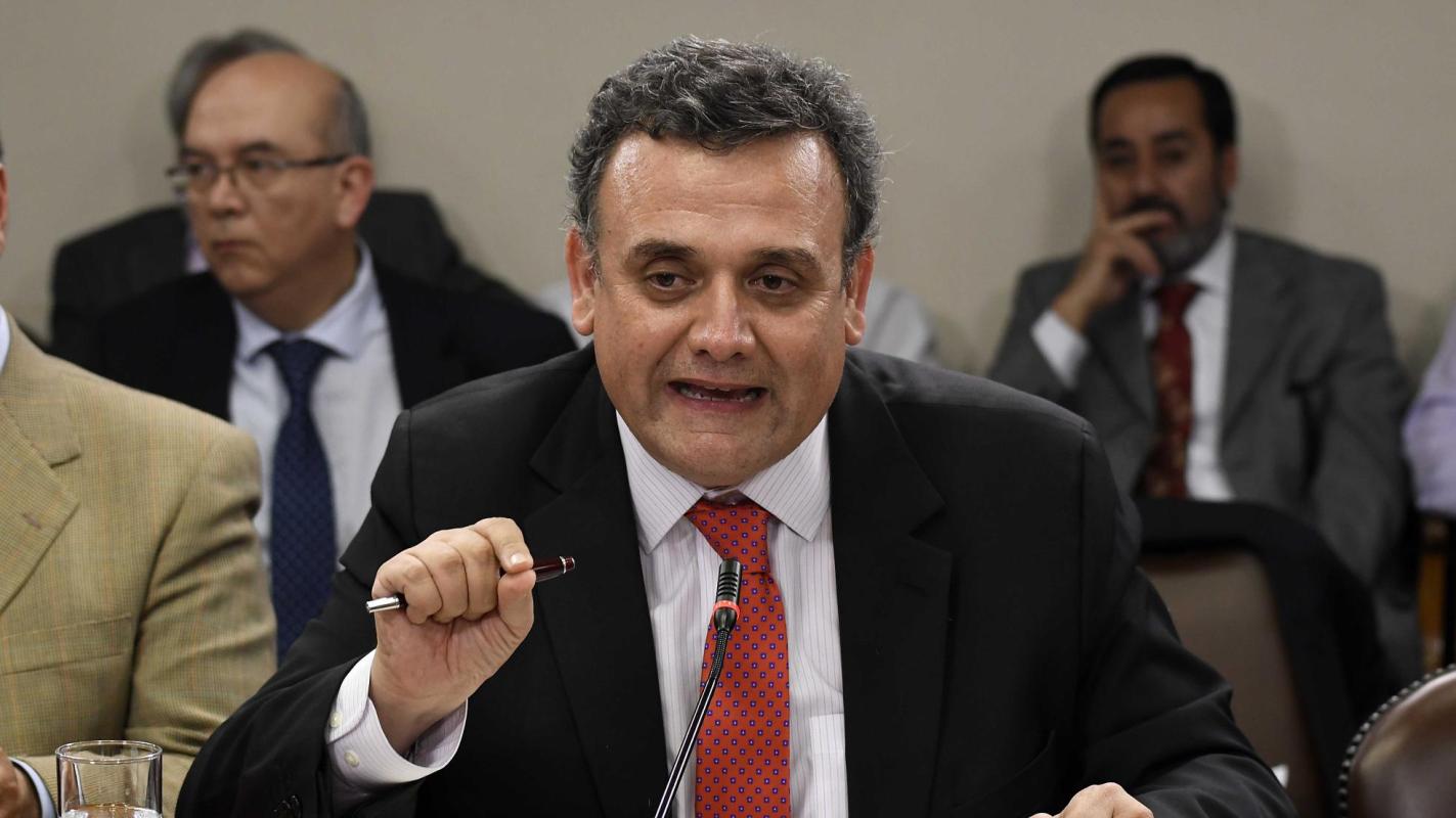 Héctor Mery durante su declaración sobre nombramientos judiciales.