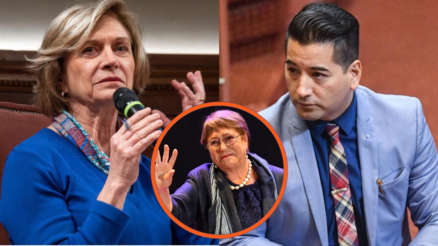 Evelyn Matthei defiende a Michelle Bachelet