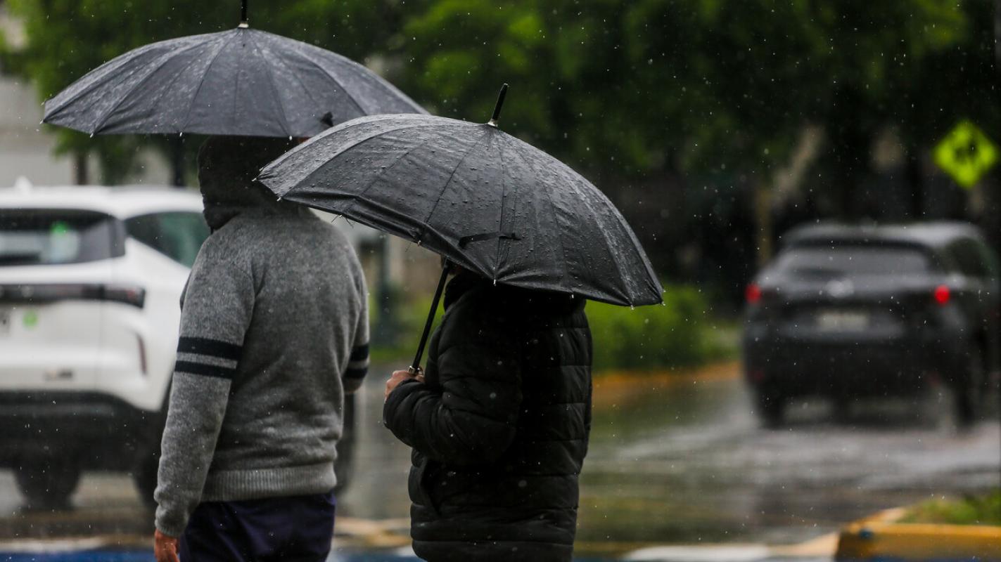 Fuertes lluvias en la Región Metropolitana