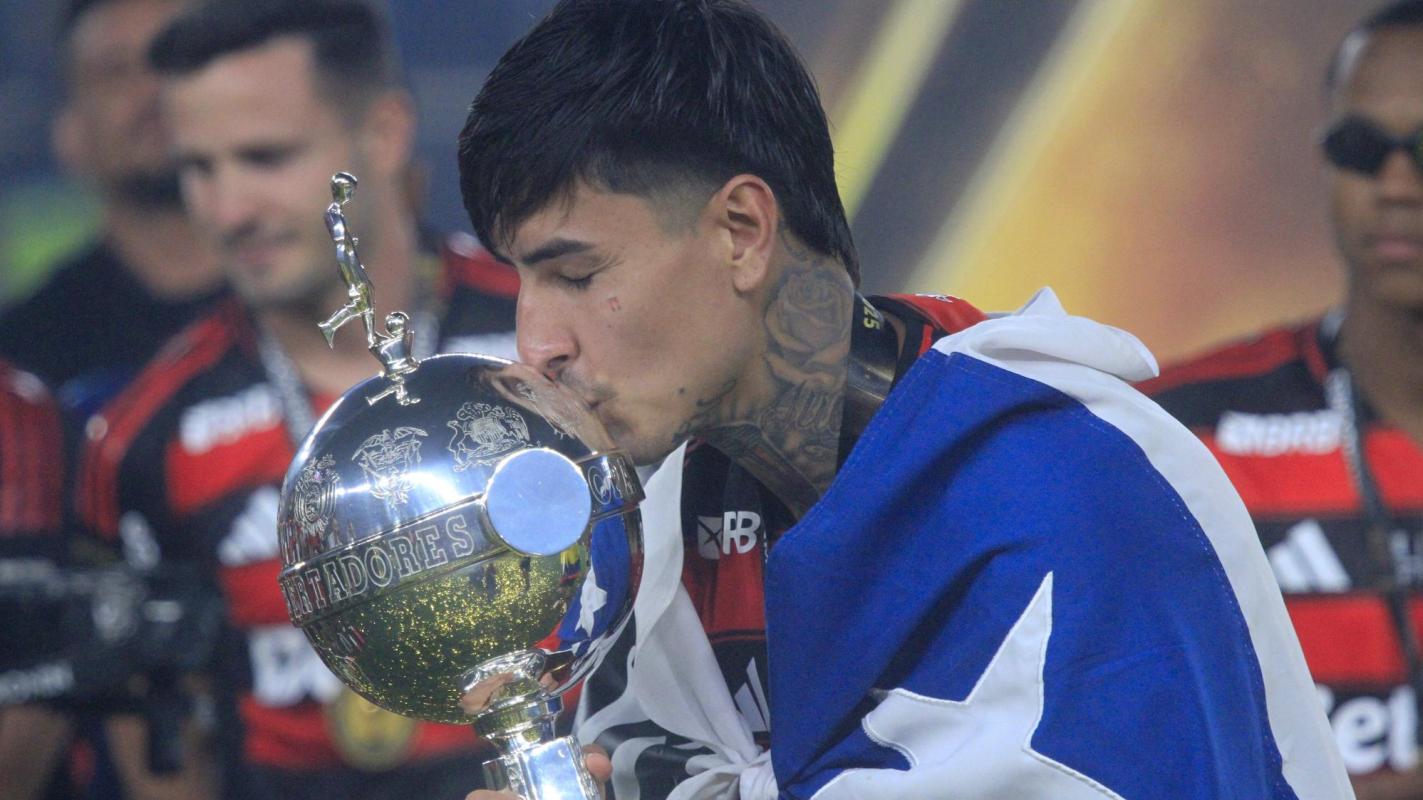 Partido entre Estudiantes de La Plata y Flamengo por la Copa Libertadores