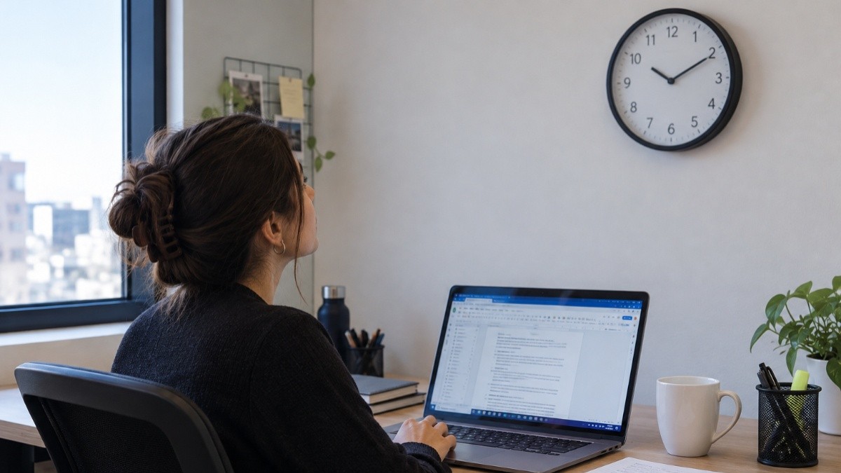 Cálculo de horas extraordinarias en el trabajo