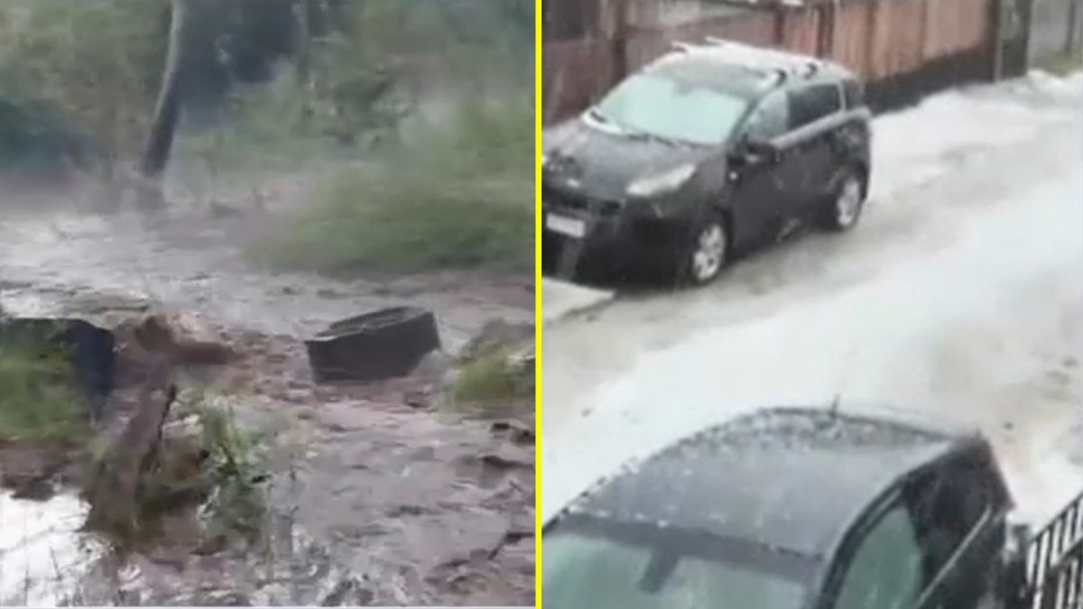 Inundaciones en Curacautín tras tormenta