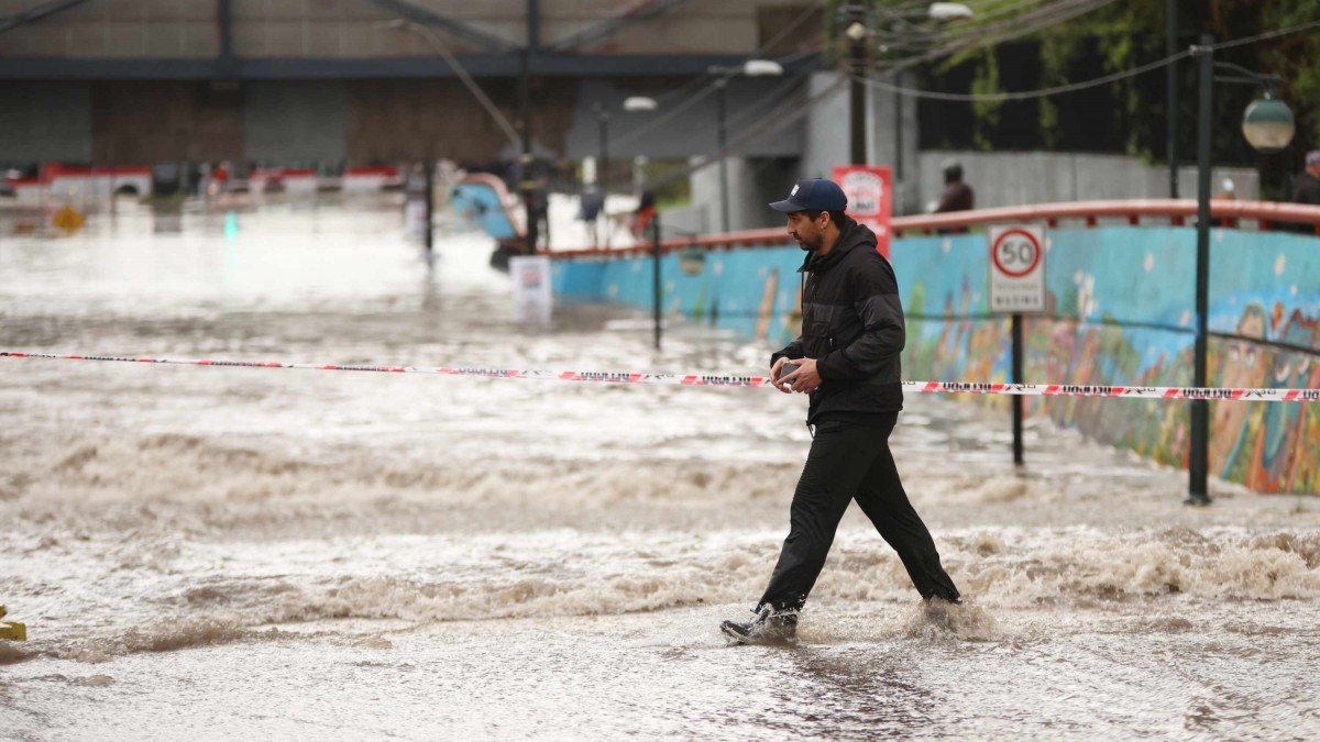 Pronóstico de lluvias en Santiago