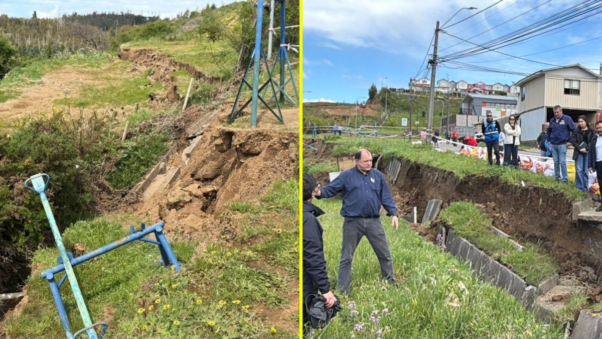 Socavón en Arauco