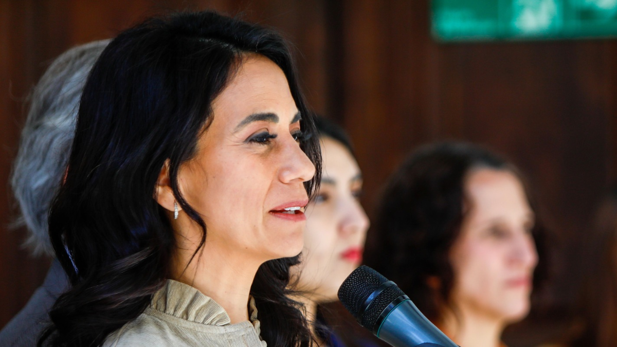 Paulina Núñez en La Moneda