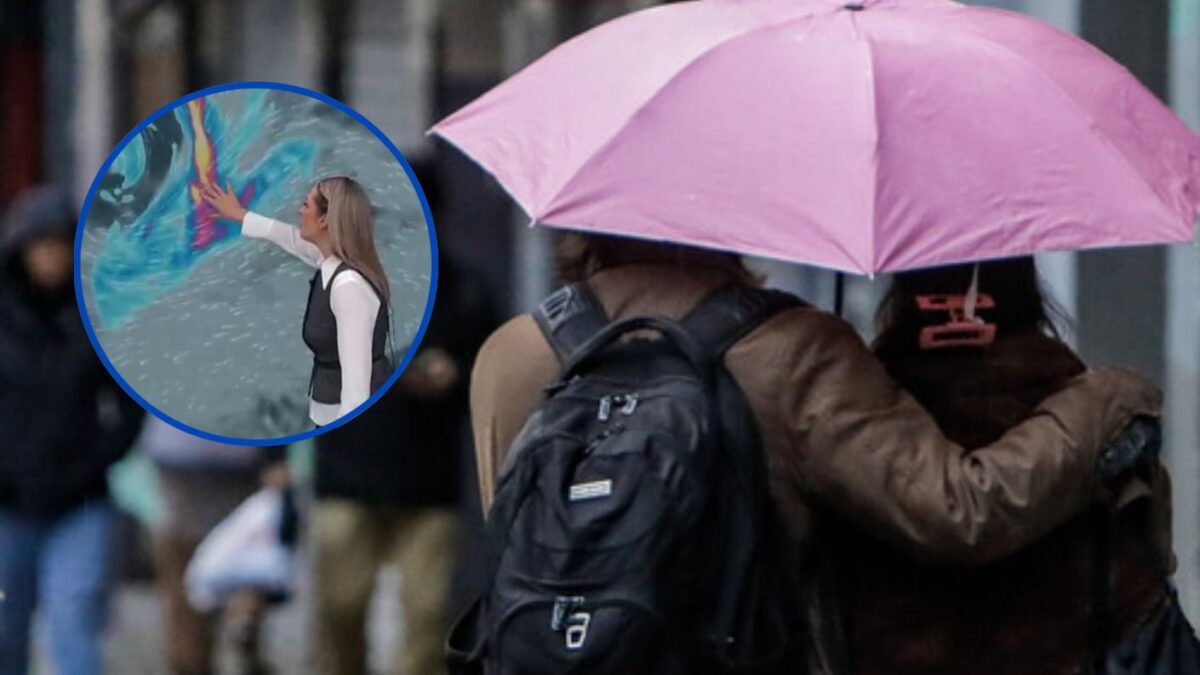 Lluvias intensas en Santiago