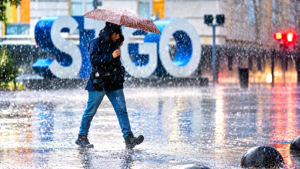 Alerta meteorológica por lluvias en Chile